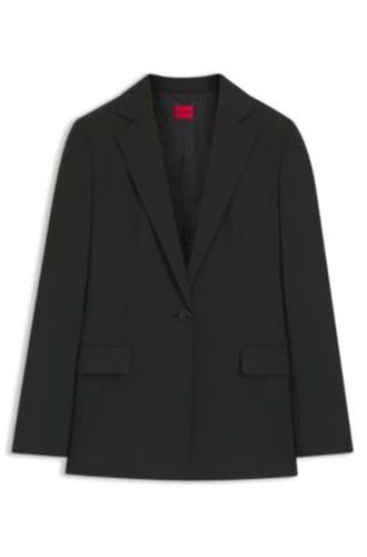 Veste Regular à revers crantés - HUGO - Modalova