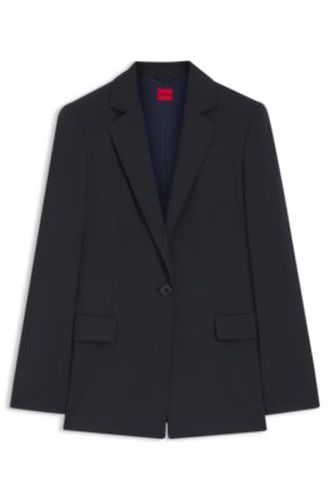 Veste Regular à revers crantés - HUGO - Modalova