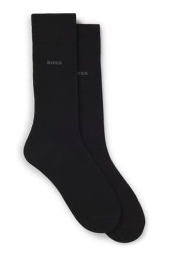 Lot de deux paires de chaussettes business en coton doux et compact - Boss - Modalova