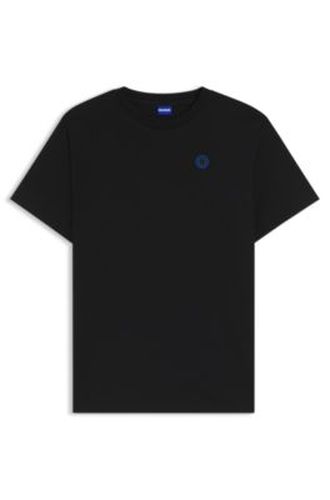 T-shirt en jersey de coton avec logo Happy - HUGO - Modalova