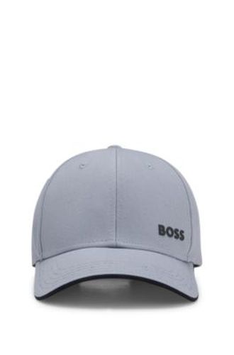 Casquette en twill de coton avec logo imprimé - Boss - Modalova