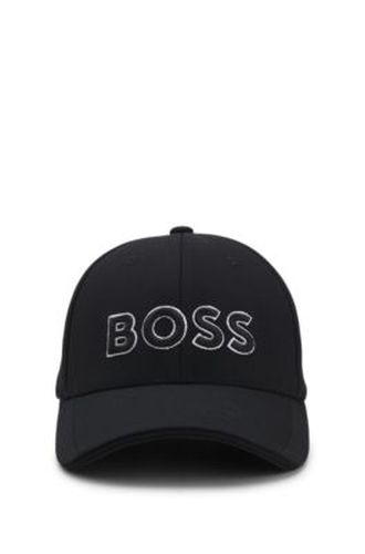 Casquette en maille piquée à six panneaux et logo brodé - Boss - Modalova