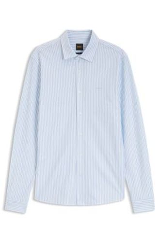 Chemise Slim en jersey de coton chiné - Boss - Modalova