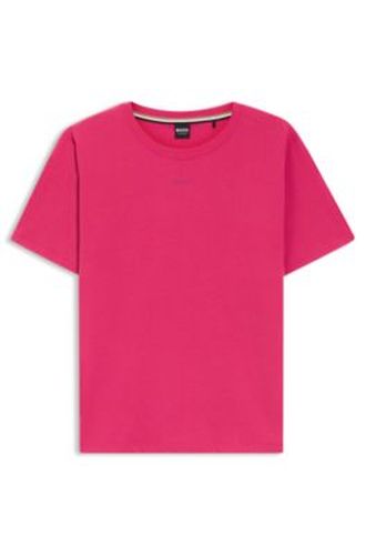 T-shirt de pyjama en coton stretch à logo imprimé - Boss - Modalova