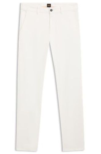 Pantalon Slim en satin stretch surteint - Boss - Modalova