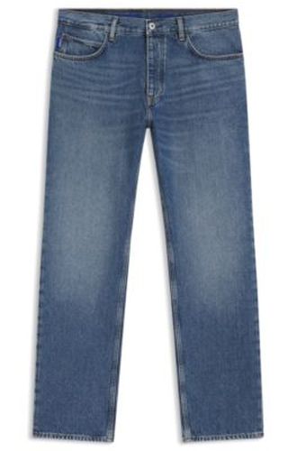 Jean Regular en denim de coton stone-washed - HUGO - Modalova