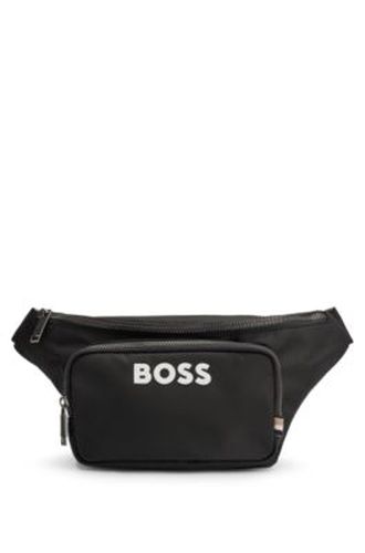 Sac ceinture structuré à logo contrastant - Boss - Modalova