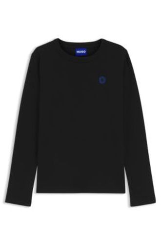 Haut en jersey de coton avec badge logoté Happy - HUGO - Modalova