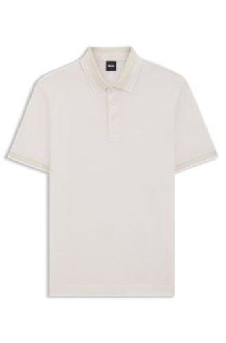 Polo en piqué de coton Oxford avec logo - Boss - Modalova