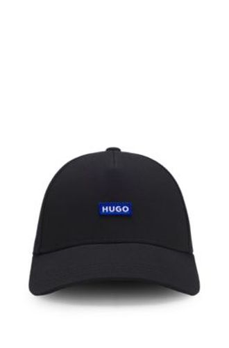 Casquette en twill de coton avec patch logo - HUGO - Modalova