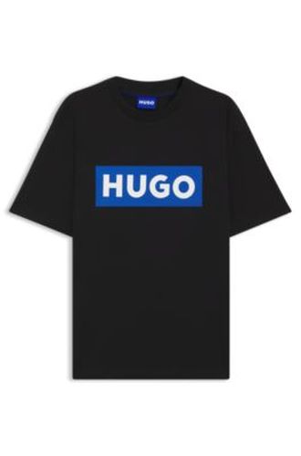 T-shirt en jersey de coton avec logo imprimé - HUGO - Modalova