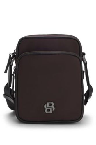 Sac reporter avec pièces métalliques à monogramme double B - Boss - Modalova