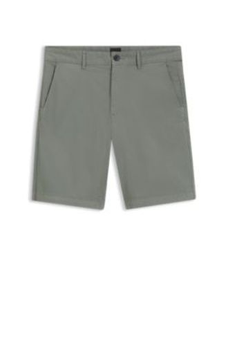 Short Slim en twill de coton stretch - Boss - Modalova