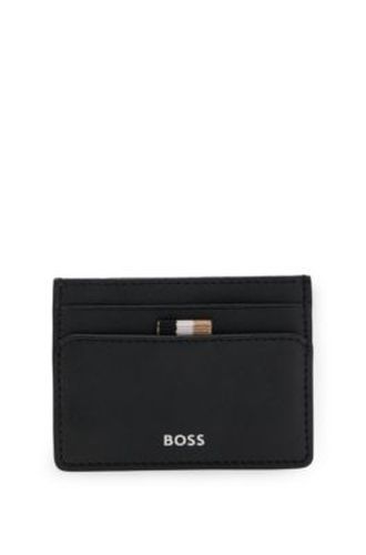 Porte-cartes avec logo emé en transfert - Boss - Modalova