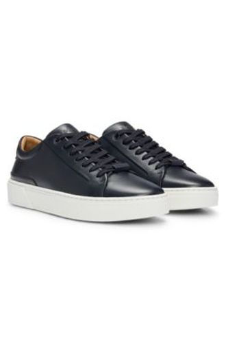 Baskets Gary avec tige en cuir - Boss - Modalova