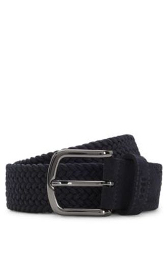 Ceinture tissée avec finitions en cuir - Boss - Modalova