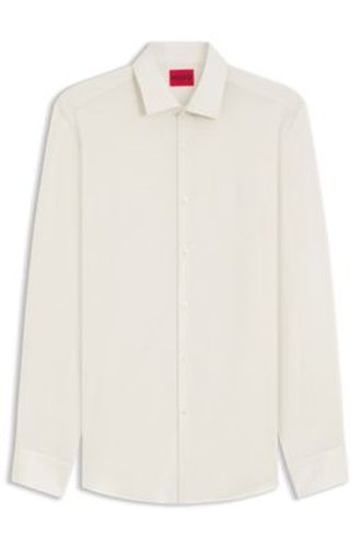 Chemise Slim en satin lavé - HUGO - Modalova