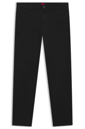 Pantalon Slim Fit en gabardine de coton stretch - HUGO - Modalova
