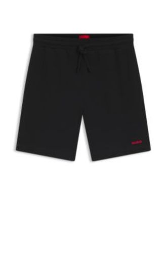 Short de pyjama gaufré avec logo brodé - HUGO - Modalova