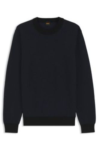 Pull en maille en coton mélangé - Boss - Modalova