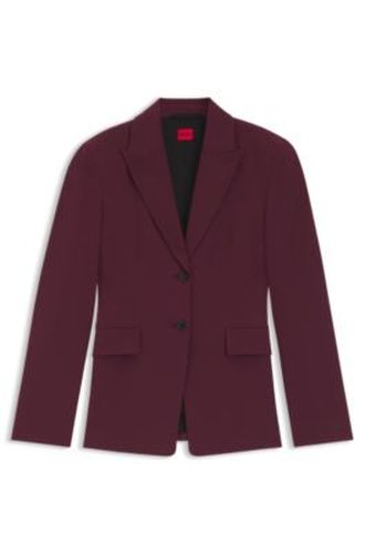 Veste Regular en matière stretch - HUGO - Modalova