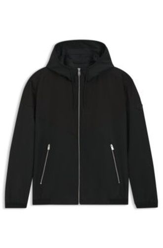 Veste à capuche en popeline microfibre déperlante - Boss - Modalova