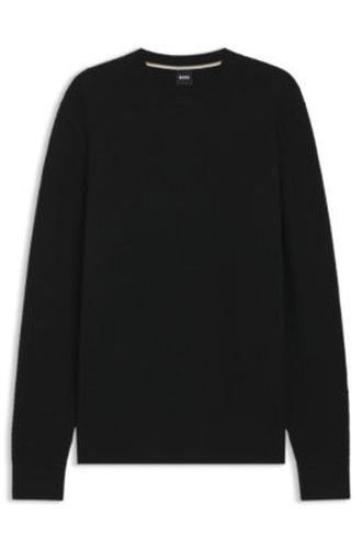 Pull en maille de coton - Boss - Modalova