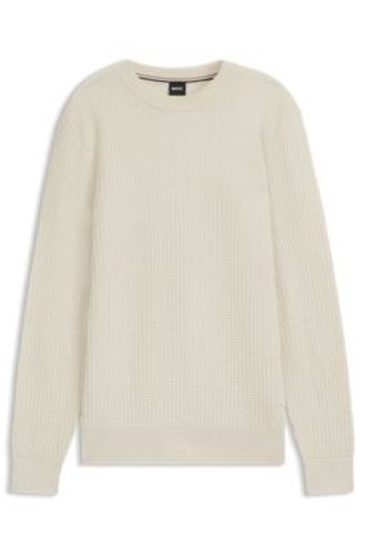 Pull en maille de coton - Boss - Modalova