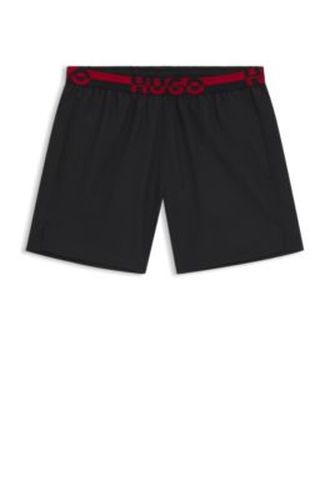 Short de bain avec taille à logo revisité - HUGO - Modalova