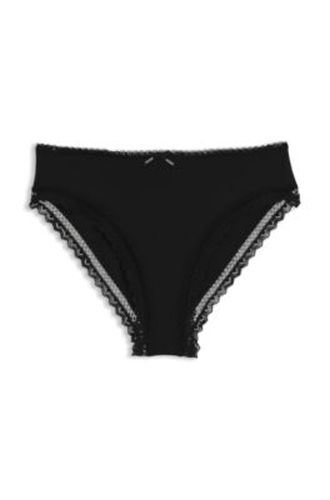Slip à la coupe Regular Rise en microfibre stretch avec finition en dentelle - HUGO - Modalova