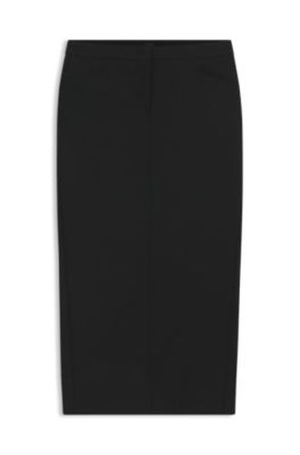 Jupe crayon en laine vierge - Boss - Modalova