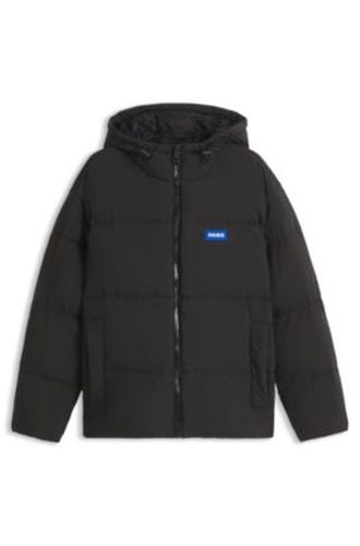 Veste déperlante Relaxed avec étiquette logotée - HUGO - Modalova