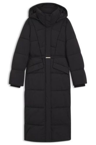 Manteau long matelassé avec ceinture métallique - Boss - Modalova