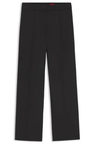 Pantalon Regular coupe large en tissu stretch - HUGO - Modalova