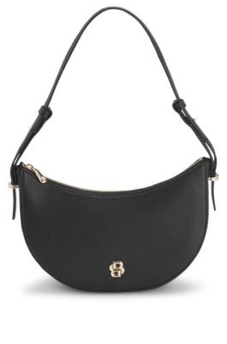 Sac à bandoulière en cuir à monogramme Double B - Boss - Modalova