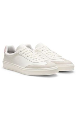 Baskets en cuir et cuir suédé BY BECKHAM - Boss - Modalova