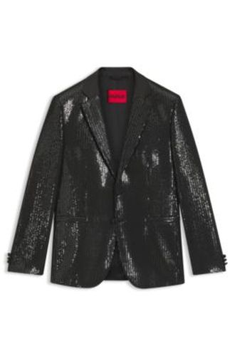 Veste Extra Slim à sequins - HUGO - Modalova