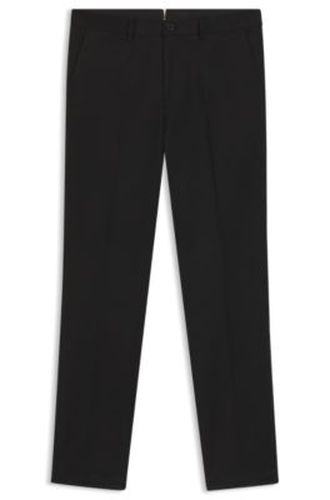 Pantalon Slim en coton, stretch et cachemire - Boss - Modalova