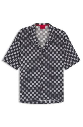 Chemise coupe décontractée avec imprimé à fleurs - HUGO - Modalova