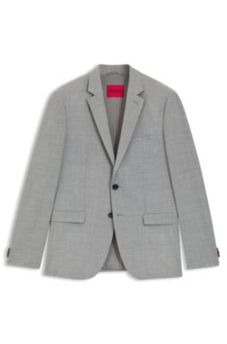 Veste Extra Slim en laine mélangée - HUGO - Modalova