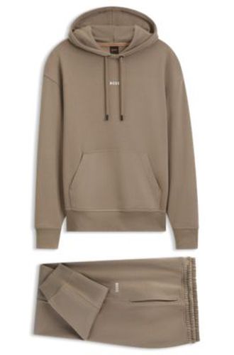 Ensemble de survêtement décontracté en coton avec logo minimaliste - Boss - Modalova