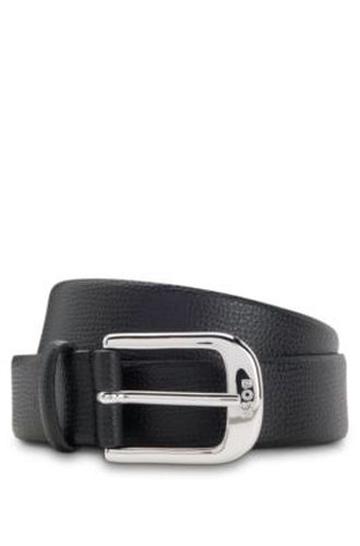 Ceinture en cuir grainé italien avec boucle à ardillon lisse - Boss - Modalova