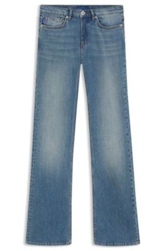 Jean Flared en denim stretch bleu confortable - HUGO - Modalova