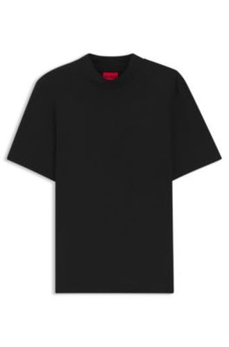 T-shirt Slim en coton stretch avec col mao - HUGO - Modalova
