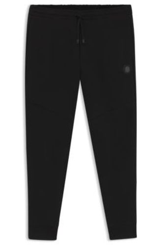 Bas de survêtement en coton mélangé avec monogramme Double B - Boss - Modalova