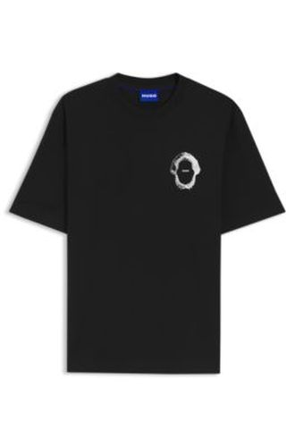 T-shirt en jersey de coton à motif marin - HUGO - Modalova
