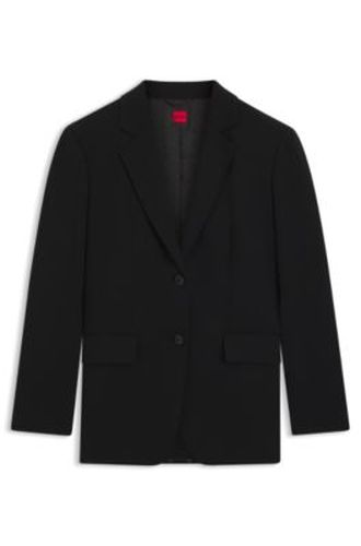 Blazer Regular en crêpe stretch - HUGO - Modalova
