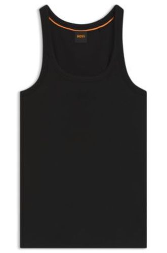 Débardeur dos nageur en coton stretch - Boss - Modalova