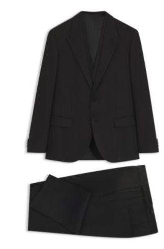 Costume Slim trois pièces en twill - HUGO - Modalova