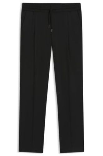 Pantalon Slim en twill avec taille à cordon de serrage - HUGO - Modalova